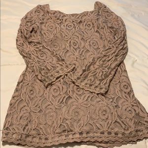 Gorgeous, scoop back, long sleeve, short dress!